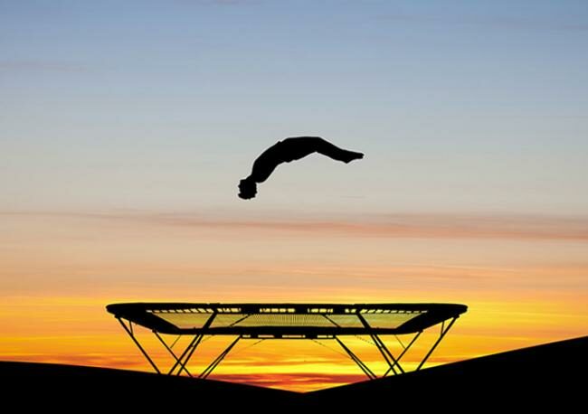 Der Front- und Back-Flip