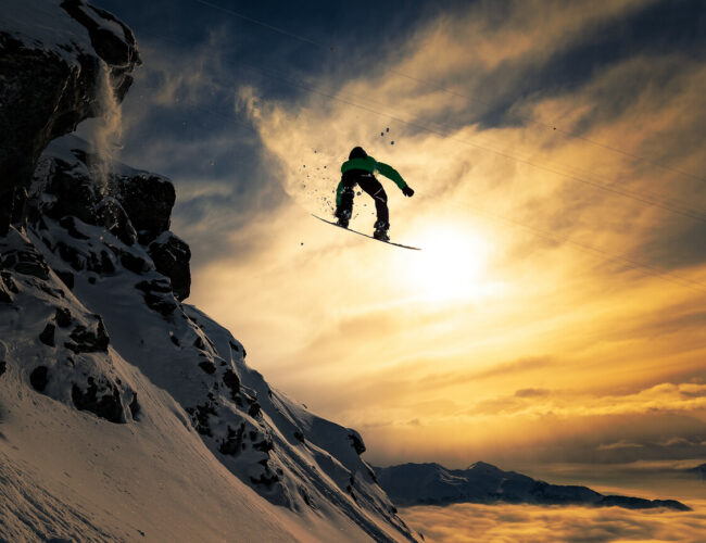 Snowboarden ist nichts für Weicheier